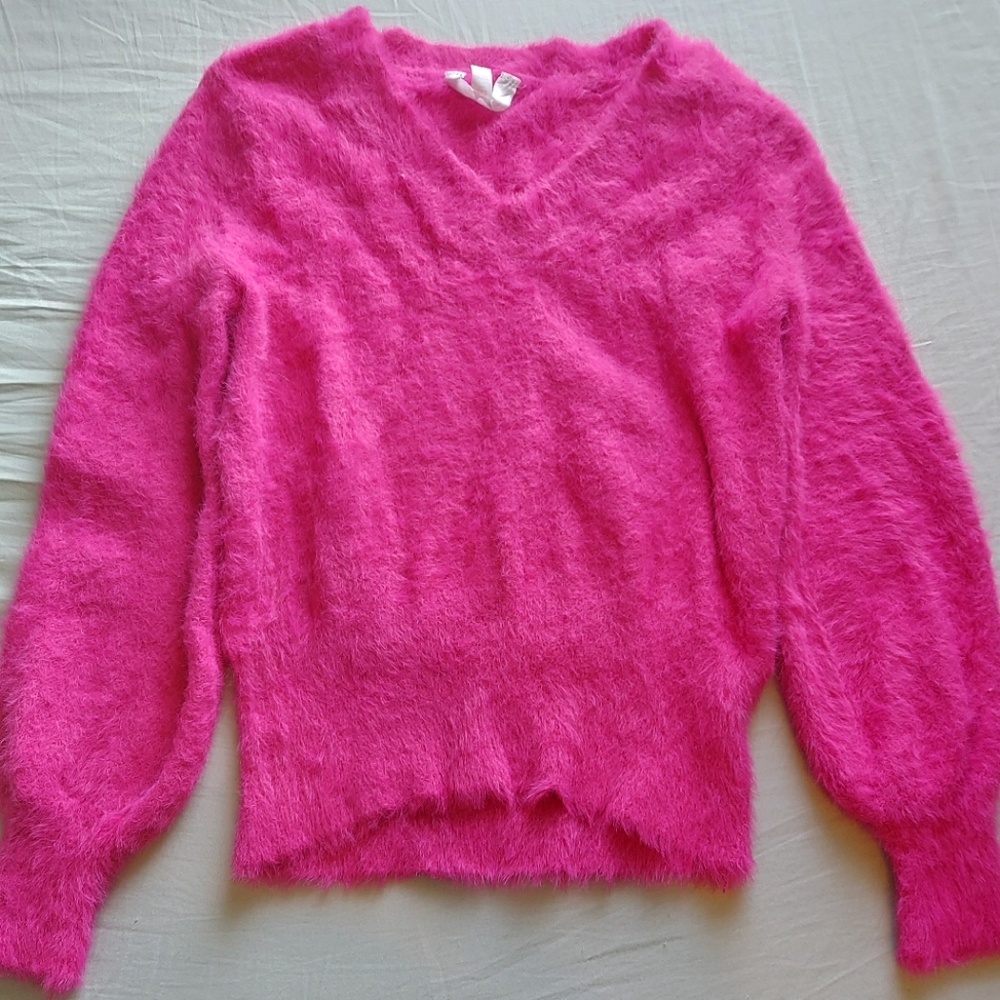 No Boundries Hot Pink Pullover Sweater M (7-9)